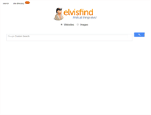 Tablet Screenshot of elvisfind.com